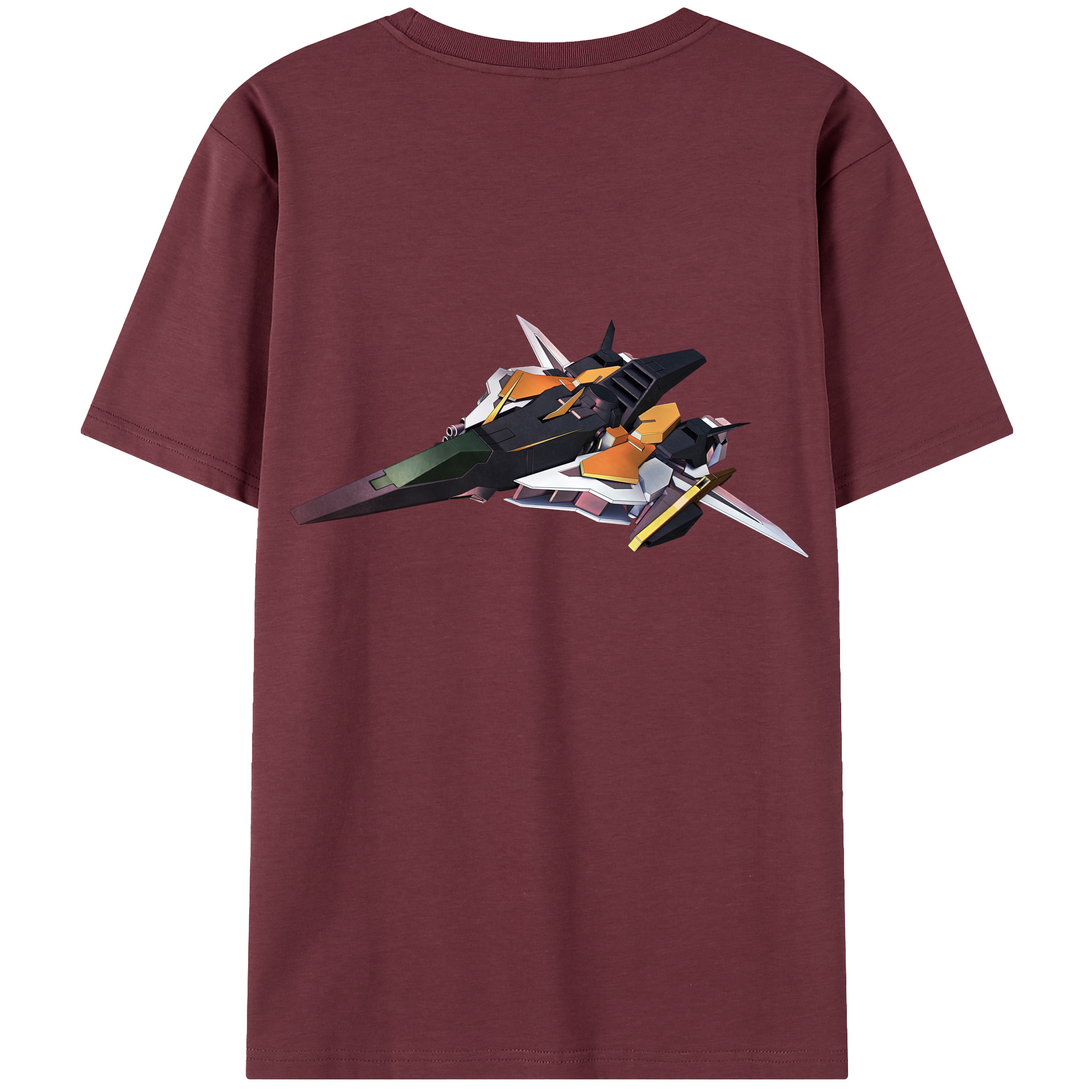 （画像用） 機動戦士ガンダム Mobile Suit Gundam 綿100％半袖Tシャツ（背面プリント）